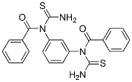 CAS 登录号:63886-71-5, N',N'''-(间亚苯基)二(N-苯甲酰基硫脲)