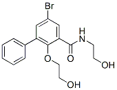 CAS 登录号:63887-01-4, 5-溴-2-(2-羟基乙氧基)-N-(2-羟基乙基)-3-苯基苯甲酰胺