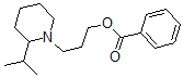 CAS 登录号:63916-94-9, 3-(2-异丙基哌啶基)丙基苯甲酸酯