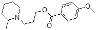 CAS#: 63916-95-0, 3-(2-Methylpiperidino)Propyl 4-Methoxybenzoate