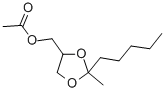 CAS#: 63917-49-7, 2-Methyl-2-Pentyl-1,3-Dioxolane-4-Methanol Acetate