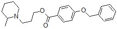 CAS#: 63917-81-7, 3-(2-Methylpiperidino)Propyl 4-Benzyloxybenzoate