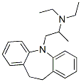 CAS 登录号：63918-71-8， 5-[2-(二乙基氨基)丙基]-10,11-二氢-5H-二苯并[b,f]氮杂卓