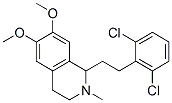 CAS 登录号：63937-50-8， 1-(2,6-二氯苯乙基)-6,7-二甲氧基-2-甲基-1,2,3,4-四氢异喹啉