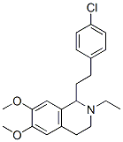 CAS 登录号:63937-76-8, 1-(4-氯苯乙基)-6,7-二甲氧基-2-乙基-1,2,3,4-四氢异喹啉