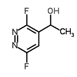 CAS 登录号：639452-63-4， 1-(3,6-二氟-4-哒嗪基)乙醇