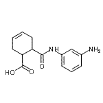 CAS 登录号：639461-53-3， 6-[(3-氨基苯基)氨基甲酰]-3-环己烯-1-羧酸
