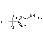 CAS 登录号：639465-49-9， N-甲基-5-(2-甲基-2-丙基)-2-呋喃胺