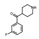 CAS 登录号：639468-63-6， (3-氟苯基)(4-哌啶基)甲酮