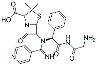 CAS#: 63975-62-2, (2S-(2alpha,5 alpha,6beta))-N-(Imino-4-Pyridinylmethyl)Glycyl-N-(2-Carboxy-3,3-Dimethyl-7-Oxo-4-Thia-1-Azabicyclo(3.2.0)Hept-6-Yl)-2-Phenyl-Glycinamide