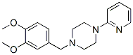 CAS 登录号:63978-40-5, 1-(3,4-二甲氧基苄基)-4-(2-吡啶基)哌嗪
