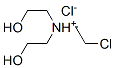 CAS 登录号：63978-75-6， 2-氯乙基-二(2-羟基乙基)氯化铵