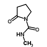 CAS 登录号：63987-03-1， N-甲基-2-氧代-吡咯烷-1-甲酰胺