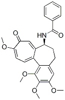 CAS 登录号：63989-75-3， (S)-6,7-二氢-1,2,3,10-四甲氧基-7-(苯甲酰基氨基)苯并[a]庚搭烯-9(5H)-酮