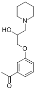 CAS#: 63990-51-2, 3'-(2-Hydroxy-3-Piperidinopropoxy)Acetophenone
