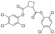 CAS 登录号:64011-98-9, 环丁烷-1,2-二甲酸二(2,4,5-三氯苯基)酯