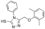 CAS#: 64013-53-2, 5-[(2,6-Dimethylphenoxy)Methyl]-4-Phenyl-4H-1,2,4-Triazole-3-Thiol
