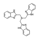 CAS 登录号:64019-57-4, 1-(1H-苯并咪唑-2-基)-N,N-二(1H-苯并咪唑-2-基甲基)甲胺