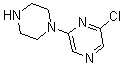 CAS 登录号：64022-27-1， 2-氯-6-(1-哌嗪基)-吡嗪