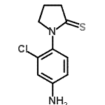 CAS 登录号：640288-02-4， 1-(4-氨基-2-氯苯基)-2-吡咯烷硫酮