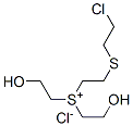 CAS 登录号:64036-91-5, 二(2-羟基乙基)-2-(2-氯乙基硫代)乙基鋶氯化物