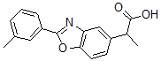 CAS 登录号：64037-05-4， alpha-甲基-2-(3-甲基苯基)-5-苯并恶唑乙酸