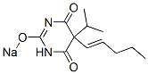 CAS 登录号:64038-32-0, 5-异丙基-5-(1-戊烯基)-2-钠氧基-4,6(1H,5H)-嘧啶二酮