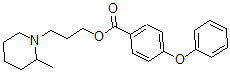CAS 登录号:64050-40-4, 3-(2-甲基哌啶基)丙基 4-苯氧基苯甲酸酯