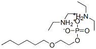 CAS 登录号：64051-25-8， 2-(己氧基)乙基磷酸酯二(二乙基铵)盐