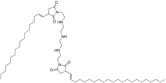 CAS 登录号：64051-46-3， 1-[2-[[2-[[2-[[2-[3-(二十二烷基)-2,5-二氧代-1-吡咯烷基]乙基]氨基]乙基]氨基]乙基]氨基]乙基]-3-(十八烷基)吡咯烷-2,5-二酮