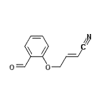CAS 登录号：640737-18-4， (2E)-4-(2-甲酰基苯氧基)-2-丁烯腈