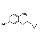 CAS 登录号：640767-87-9， 2-(环丙基甲氧基)-4-甲基苯胺