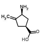 CAS 登录号：640896-97-5， (1S,3S)-3-氨基-4-亚甲基环戊烷e羧酸