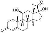CAS#: 641-77-0, 11beta,17alpha-Dihydroxy-4-Pregnene-3,20-Dione