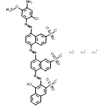 CAS 登录号：6411-51-4， 三钠3-{[4-({4-[(4-氨基-2-氯-5-甲氧基苯基)偶氮]-6-磺酸-1-萘基}偶氮)-6-磺酸-1-萘基]偶氮}-4-羟基-2-萘磺酸酯