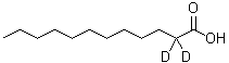 CAS#: 64118-39-4, (2,2-<sup>2</sup>H<sub>2</sub>)Dodecanoic acid