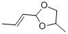 CAS 登录号：6413-13-4， 4-甲基-2-(1-丙烯基)-1,3-二氧戊环