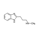 CAS 登录号：64137-52-6， 3-(1H-苯并咪唑-2-基)-N-甲基-1-丙胺
