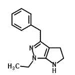 CAS 登录号：641584-88-5， 3-苄基-1-乙基-1,4,5,6-四氢吡咯并[2,3-c]吡唑