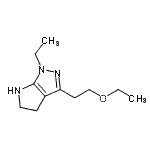 CAS 登录号：641586-33-6， 3-(2-乙氧基乙基)-1-乙基-1,4,5,6-四氢吡咯并[2,3-c]吡唑
