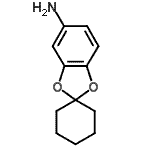 CAS 登录号：64179-41-5， 螺[1,3-苯并二氧戊环-2,1'-环己烷]-5-胺
