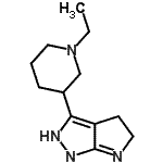 CAS 登录号：641991-61-9， 3-(1-乙基-3-哌啶基)-1,2,4,5-四氢吡咯并[2,3-c]吡唑