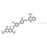 CAS#: 6420-09-3, Trisodium 5-Amino-4-Hydroxy-3-({4'-[(1-Hydroxy-4-Sulfonato-2-Naphthyl)Diazenyl]-3,3'-Dimethyl-4-Biphenylyl}Diazenyl)-2,7-Naphthalenedisulfonate