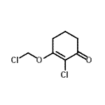 CAS 登录号：642087-96-5， 2-氯-3-(氯甲氧基)-2-环己烯-1-酮