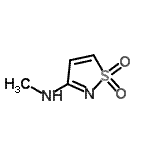 CAS 登录号：642088-26-4， N-甲基-1,2-噻唑-3-胺1,1-二氧化物