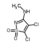 CAS 登录号：642088-55-9， 4,5-二氯-N-甲基-1,2-噻唑-3-胺1,1-二氧化物