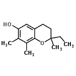 CAS 登录号：642476-60-6， 2-乙基-2,7,8-三甲基-6-色满醇