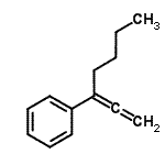 CAS 登录号：64275-33-8， 1,2-庚二烯-3-基苯