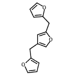 CAS 登录号：64280-32-6， 2,4-二(2-呋喃甲基)呋喃