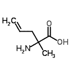 CAS 登录号：64298-91-5， 2-氨基-2-甲基-4-戊烯酸